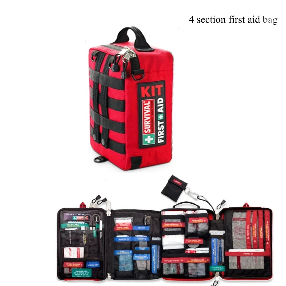 Waterproof Portable MOLLE First Aid Kit for Outdoor Activities and Emergency Response