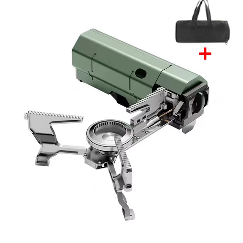 Outdoor Folding Gas Burner Camping Stove 2600W - Ideal for Hiking, Picnics, and Tours