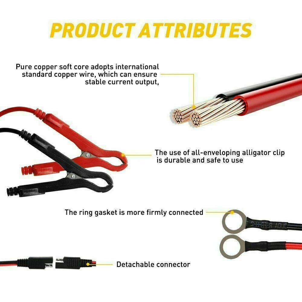 1500mAh Automatic Smart 12V Portable Car Battery Charger and Trickle Maintainer