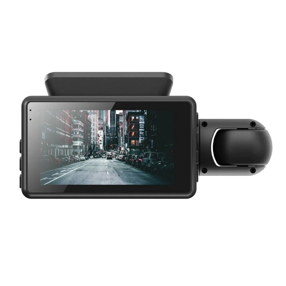 1080P Dual Lens Car Dash Cam with G-Sensor and Front/Interior Cameras