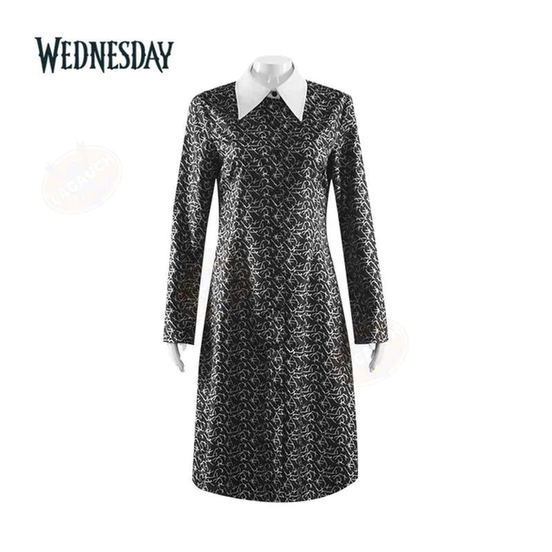Wednesday Addams Nevermore Academy Cosplay Costume Set for Students - Unisex School Uniform Outfit