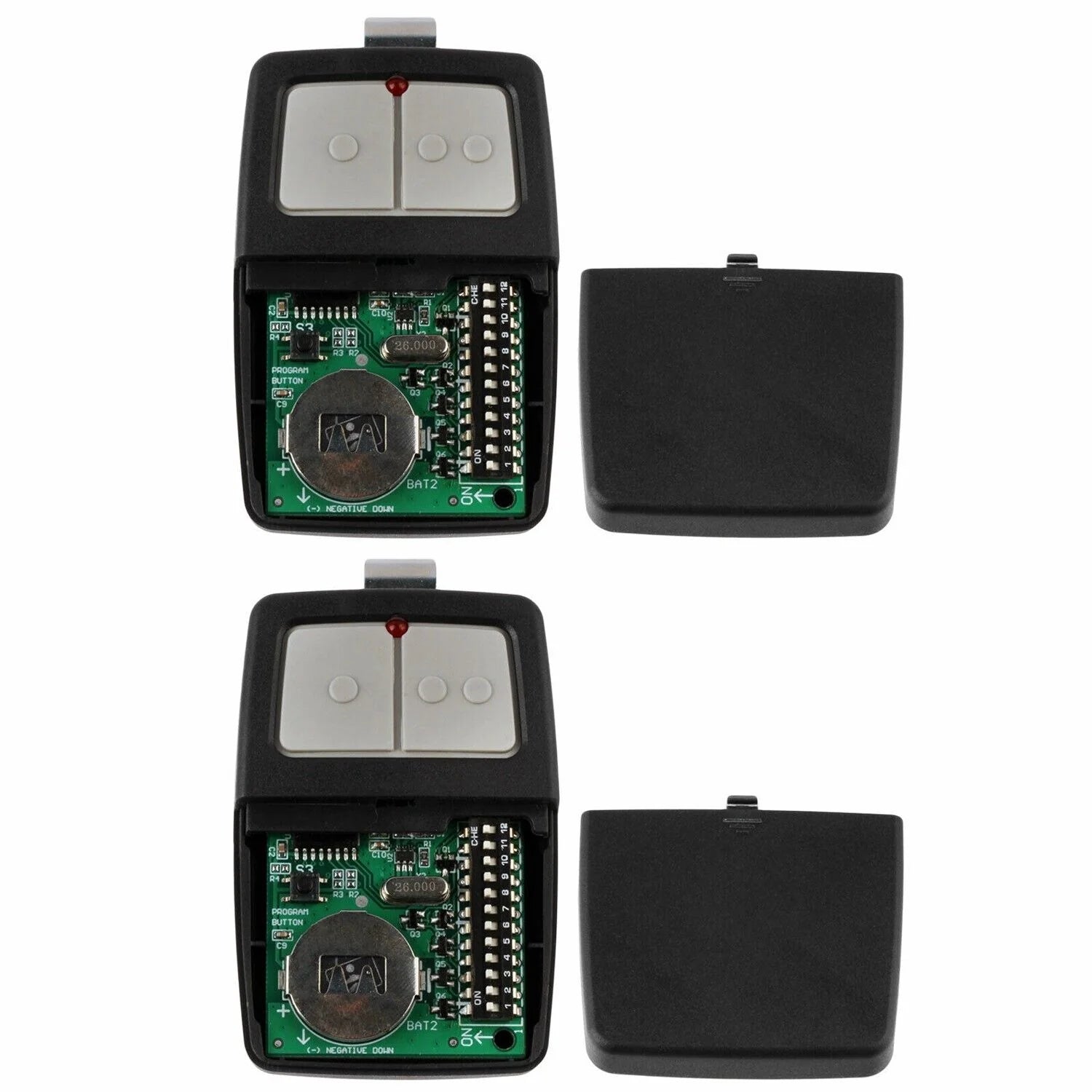 Universal Clicker 375LM 375UT KLIK1U Garage Door Opener Remote - Pack of 2