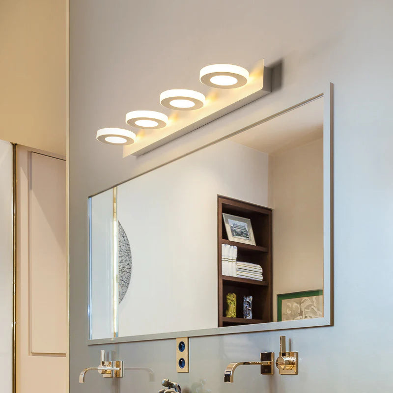 Contemporary Bathroom Vanity Light with Eye-Care Technology