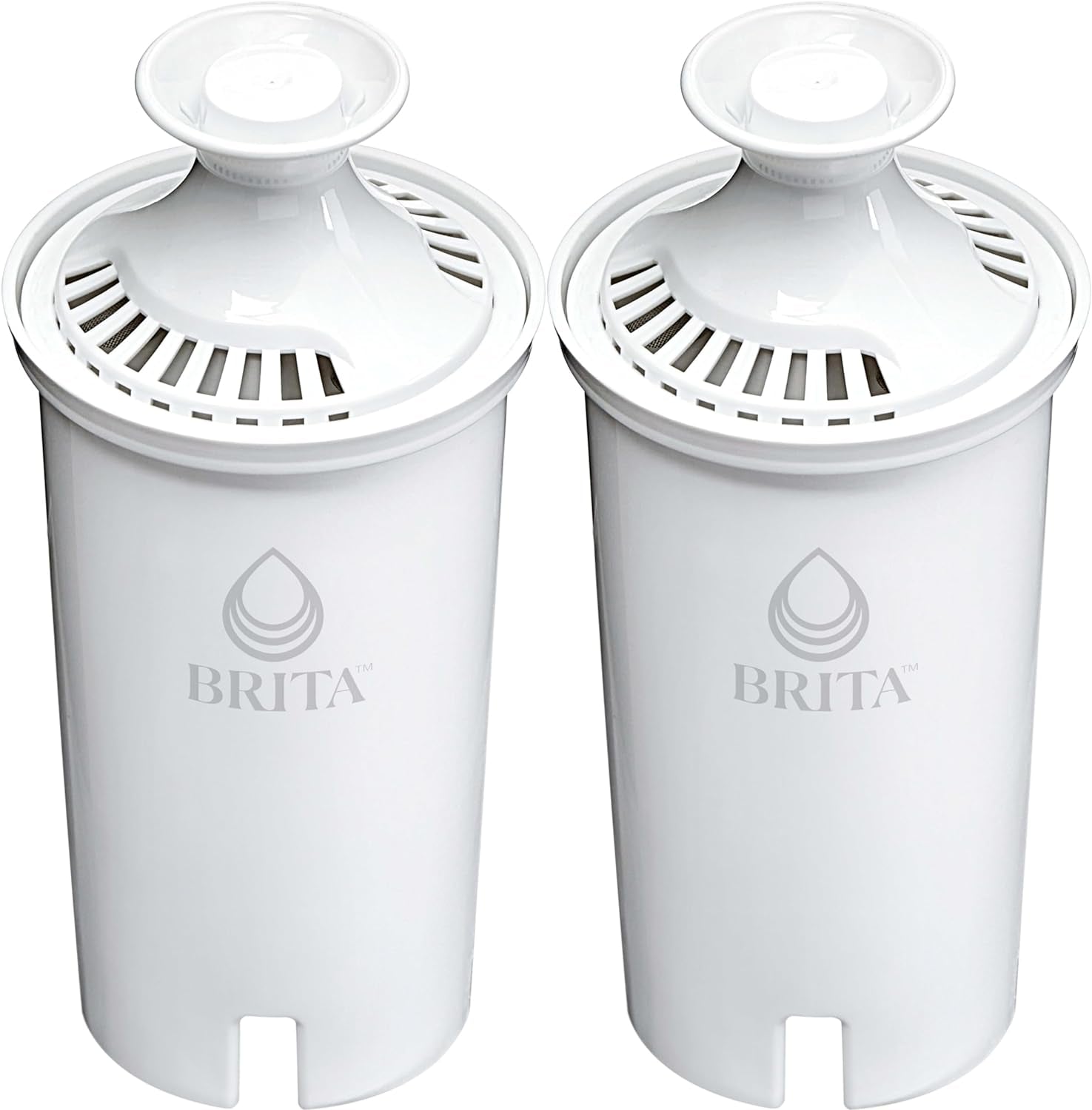 Standard Water Filter for Pitchers and Dispensers - Reduces Copper, Cadmium, and Mercury Impurities, Lasts Up to Two Months or 40 Gallons, Includes 6 Filters