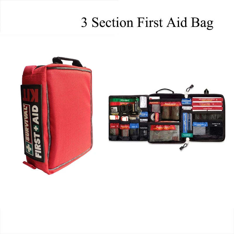 Waterproof Portable MOLLE First Aid Kit for Outdoor Activities and Emergency Response