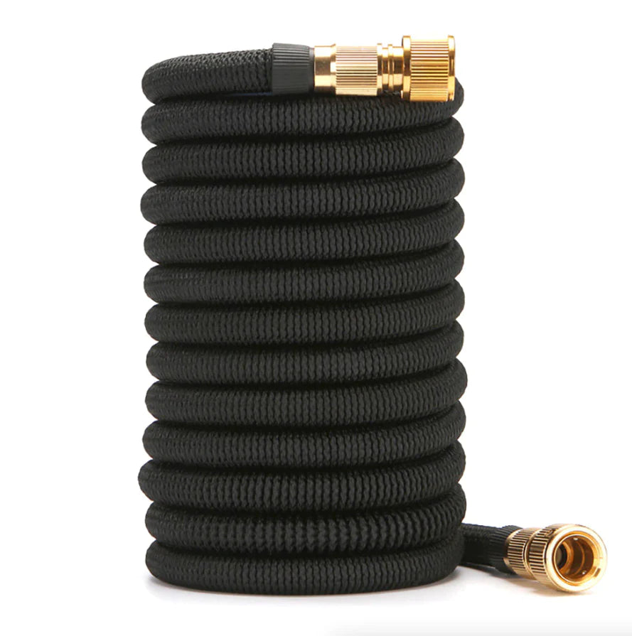 Deluxe Expandable Flexible Garden Hose - 25, 50, 75, 100FT - 4X Stronger Design