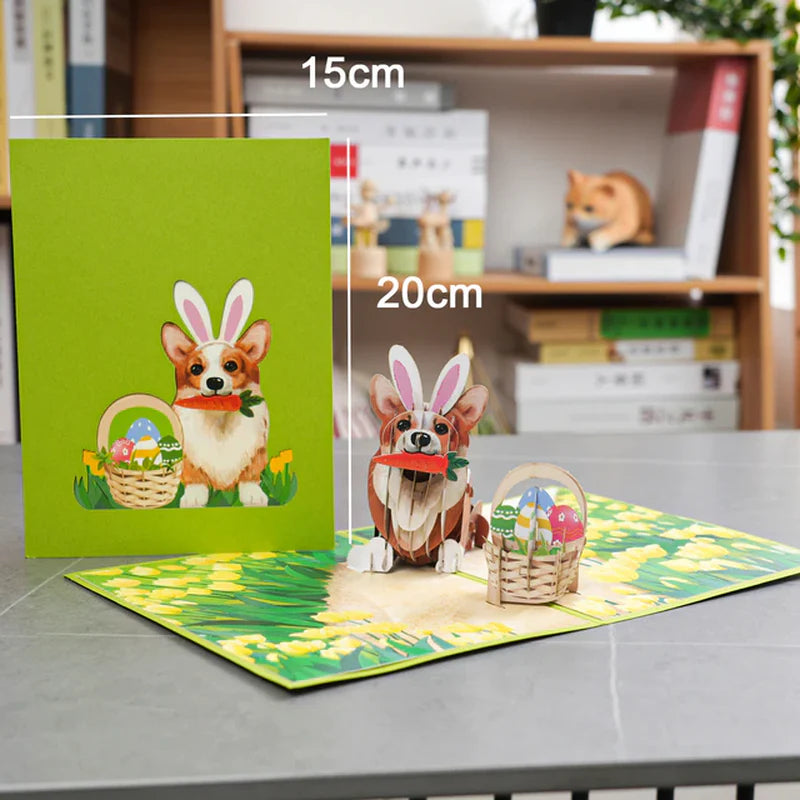3D Pop-Up Butterfly Unicorn Birthday Card for Children - Adorable Animal Greeting Card for Baby Showers and Special Occasions