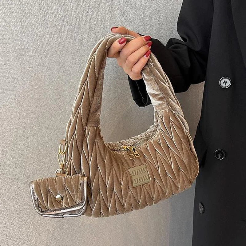 Luxury Designer Nylon Hobo Shoulder Bag for Women - 2023 Evening Tote with Coin Purse