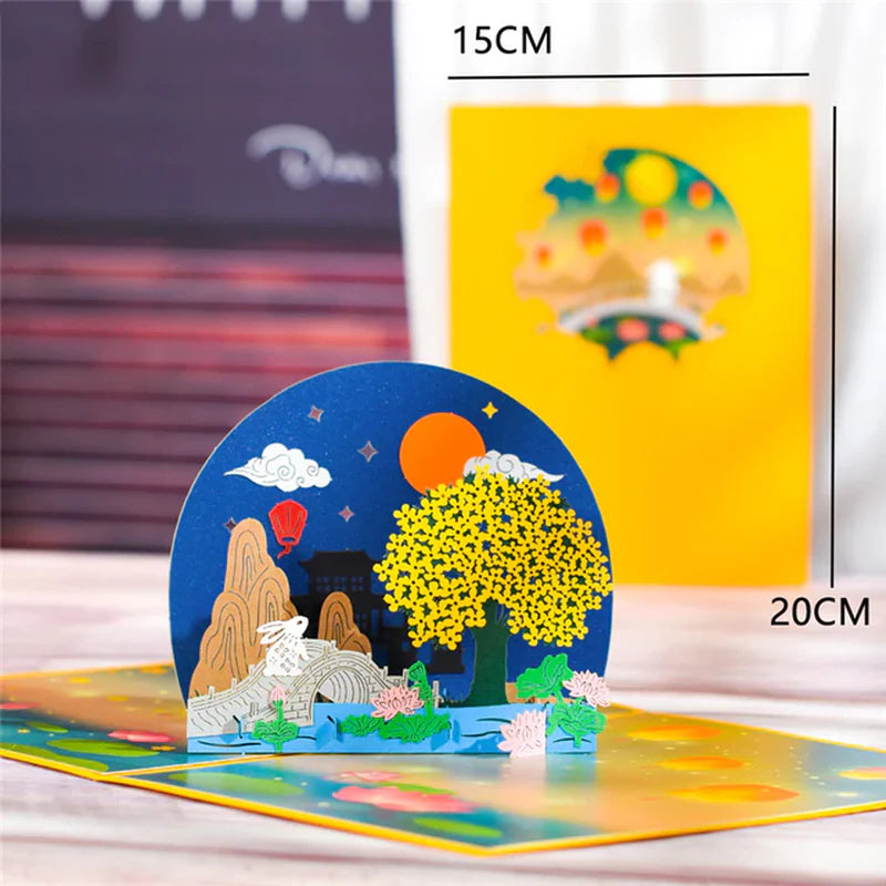 3D Pop-Up Butterfly Unicorn Birthday Card for Children - Adorable Animal Greeting Card for Baby Showers and Special Occasions