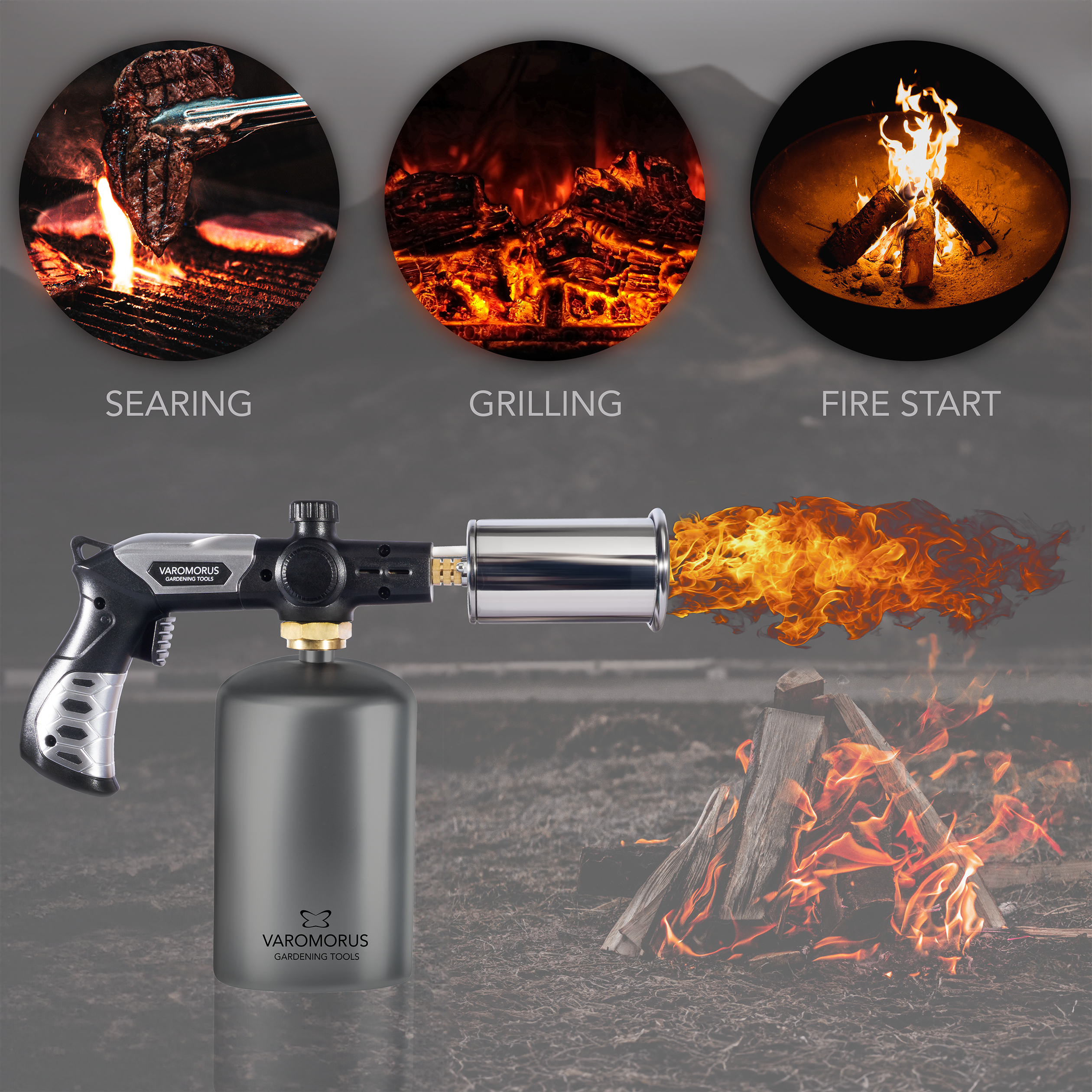 Modern Propane Torch Charcoal Lighter for Grilling
