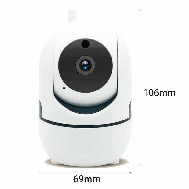 1080P Wireless Indoor Security Camera with Night Vision for Home Monitoring of Babies and Pets