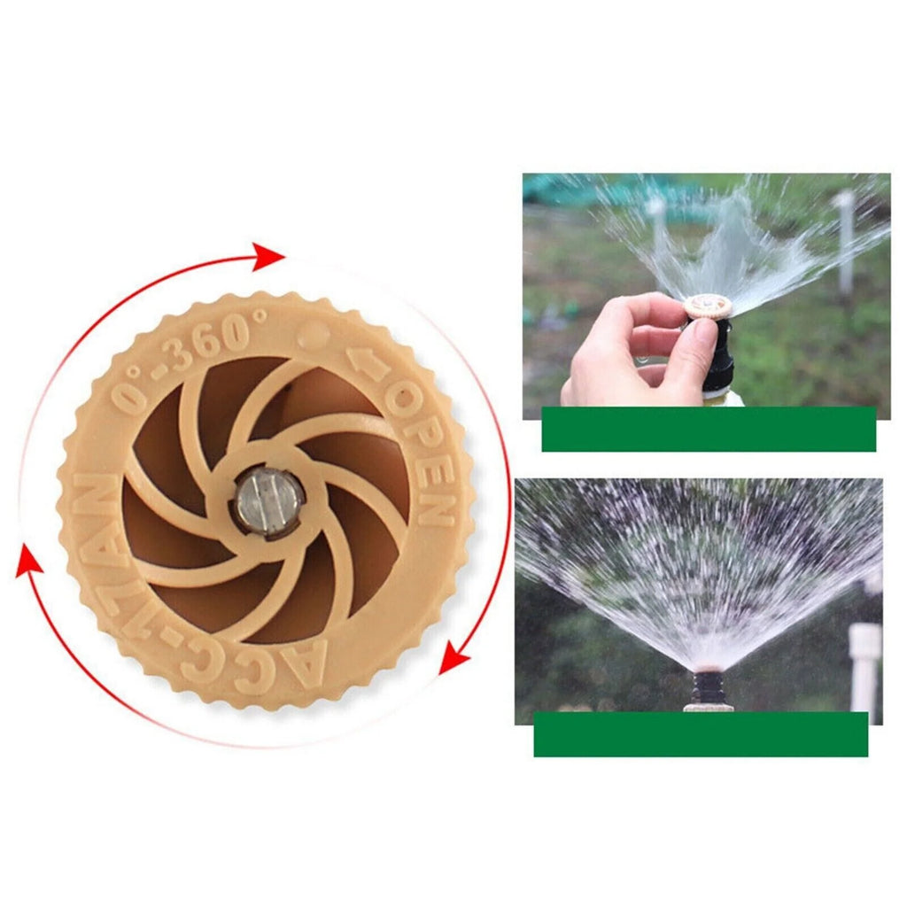 360° Rotating Automatic Irrigation System for Garden and Lawn - Water-Saving Sprinkler for Patios - Made in the USA