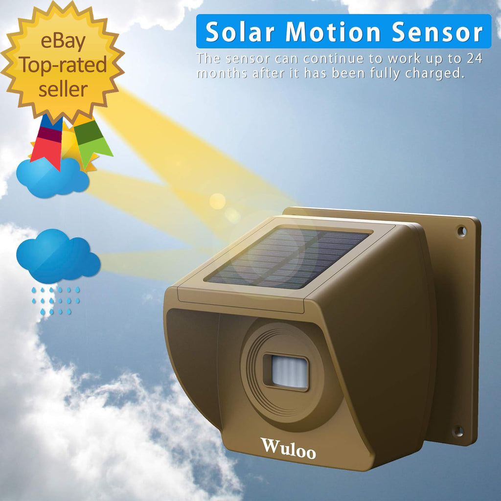 Solar Driveway Alarm Wireless outside 1800Ft Range Outdoor Motion Sensor