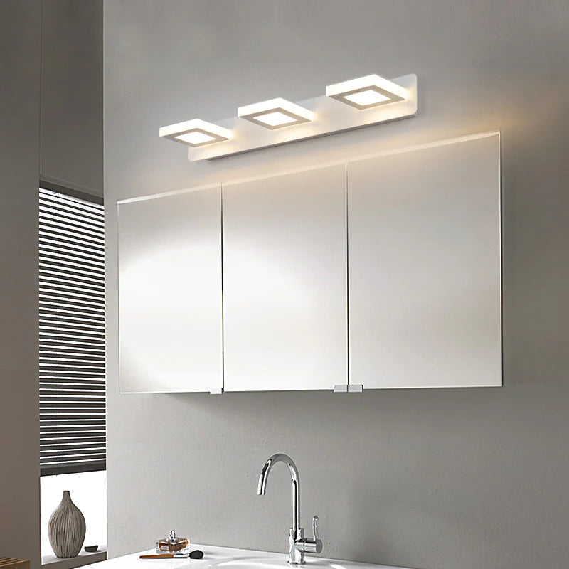 Contemporary Bathroom Vanity Light with Eye-Care Technology
