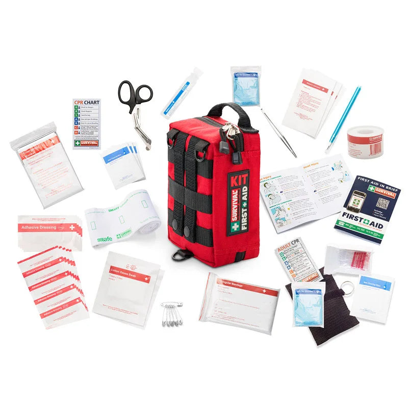 Waterproof Portable MOLLE First Aid Kit for Outdoor Activities and Emergency Response