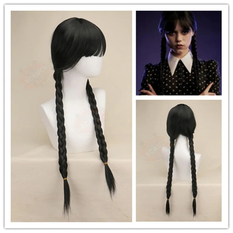 Wednesday Addams Nevermore Academy Cosplay Costume Set for Students - Unisex School Uniform Outfit