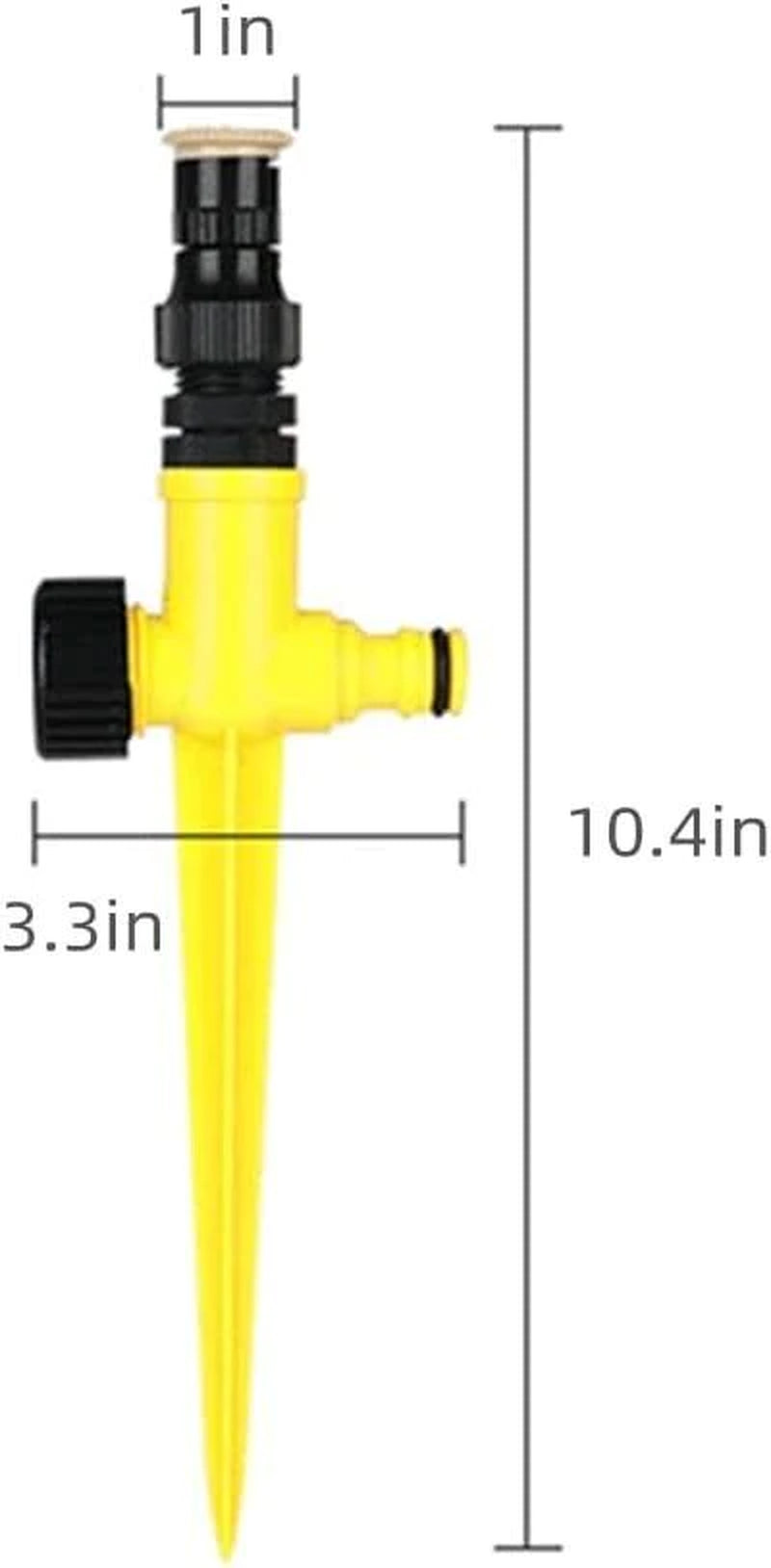 360° Rotating Automatic Irrigation System for Garden and Lawn - Water-Saving Sprinkler for Patios - Made in the USA