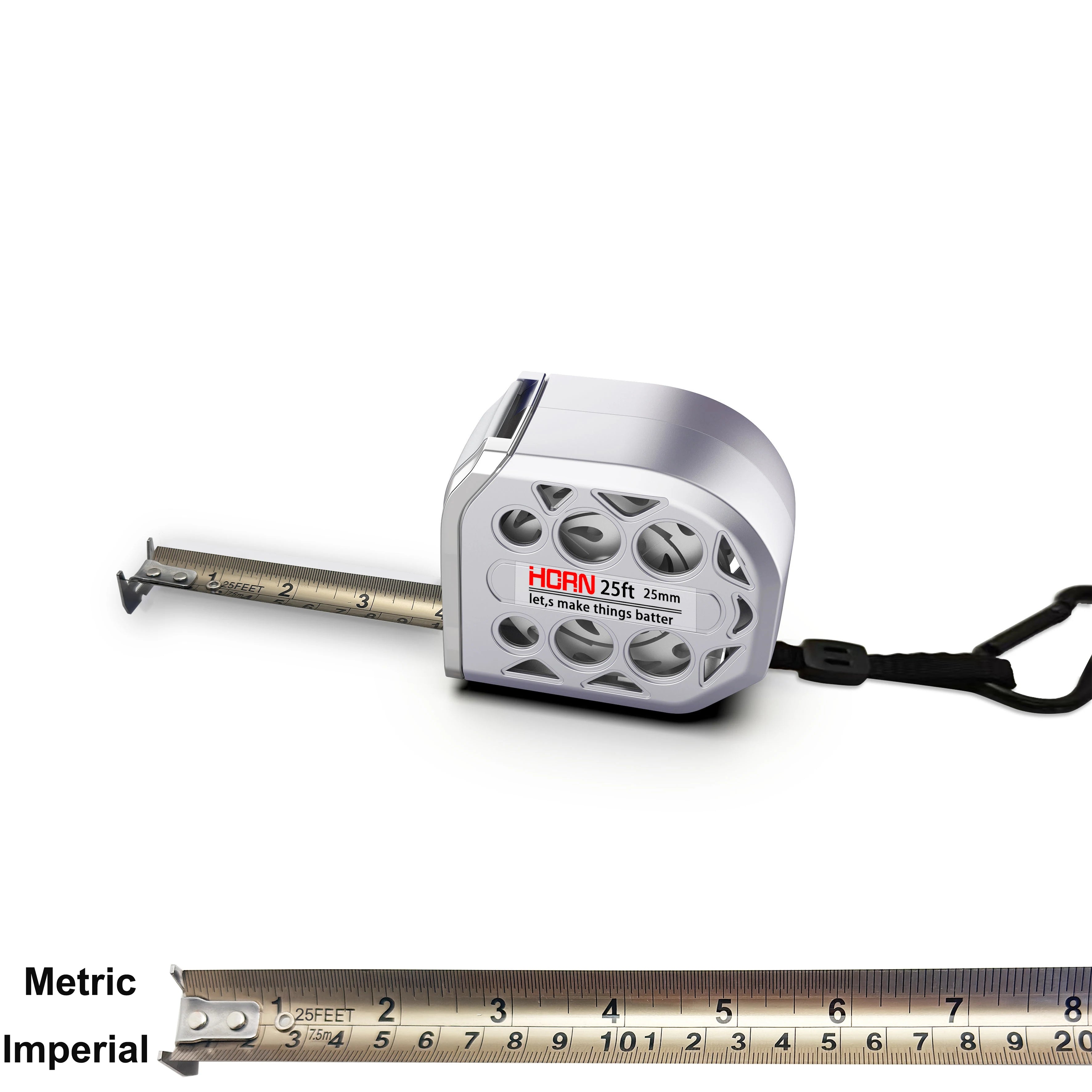 MagnoFlex Magnetic Tape Measure for Electricians and Carpenters - Stainless Steel Anti-Corrosion Tool Gift