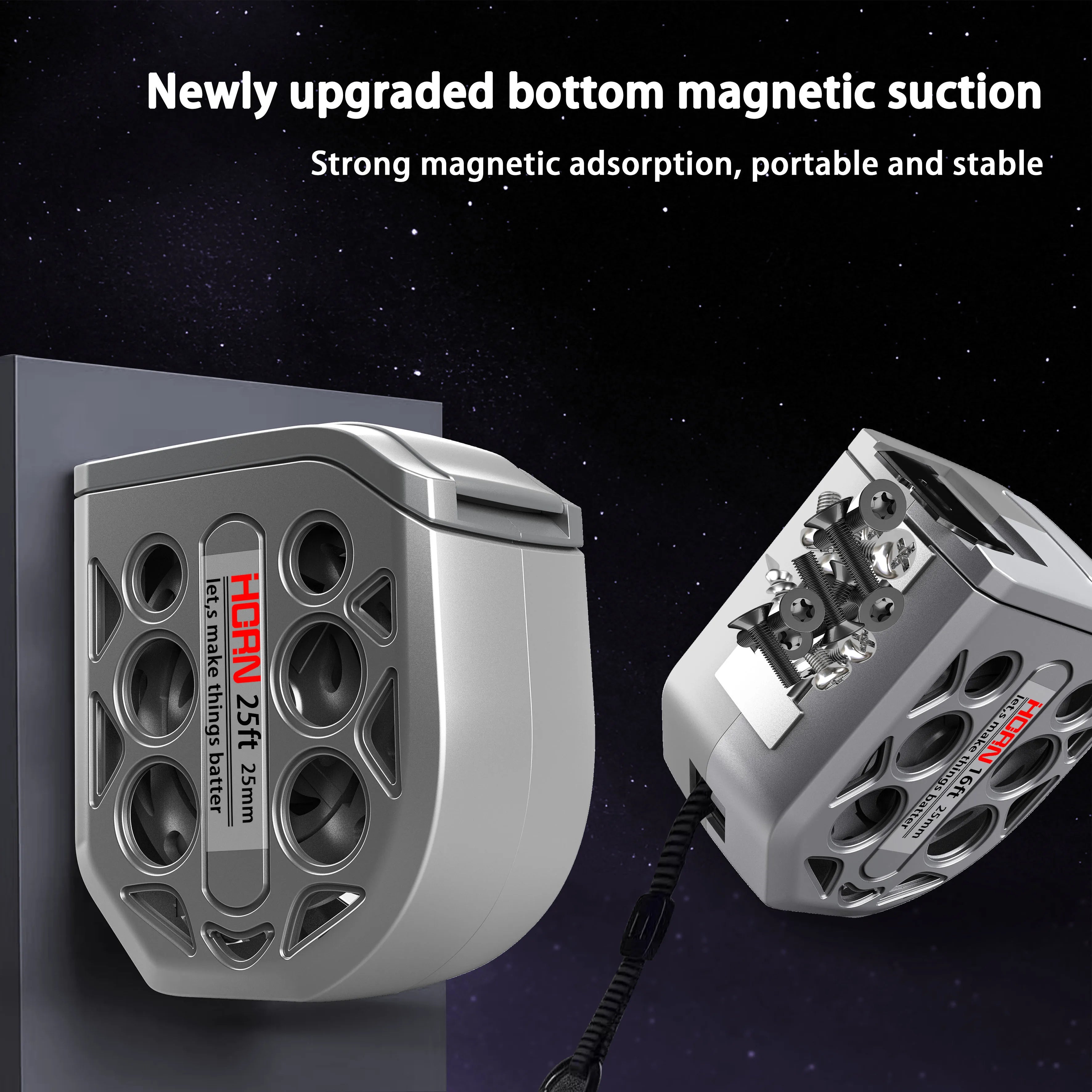 MagnoFlex Magnetic Tape Measure for Electricians and Carpenters - Stainless Steel Anti-Corrosion Tool Gift