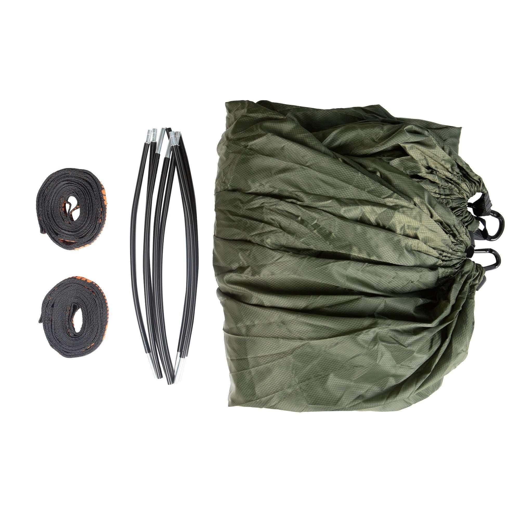 Portable Camping Hammock Featuring Integrated Mosquito Net
