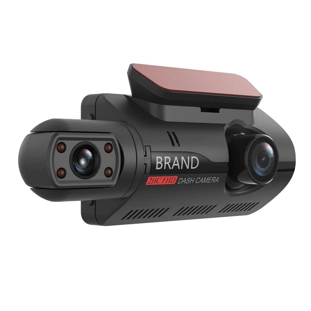1080P Dual Lens Car Dash Cam with G-Sensor and Front/Interior Cameras