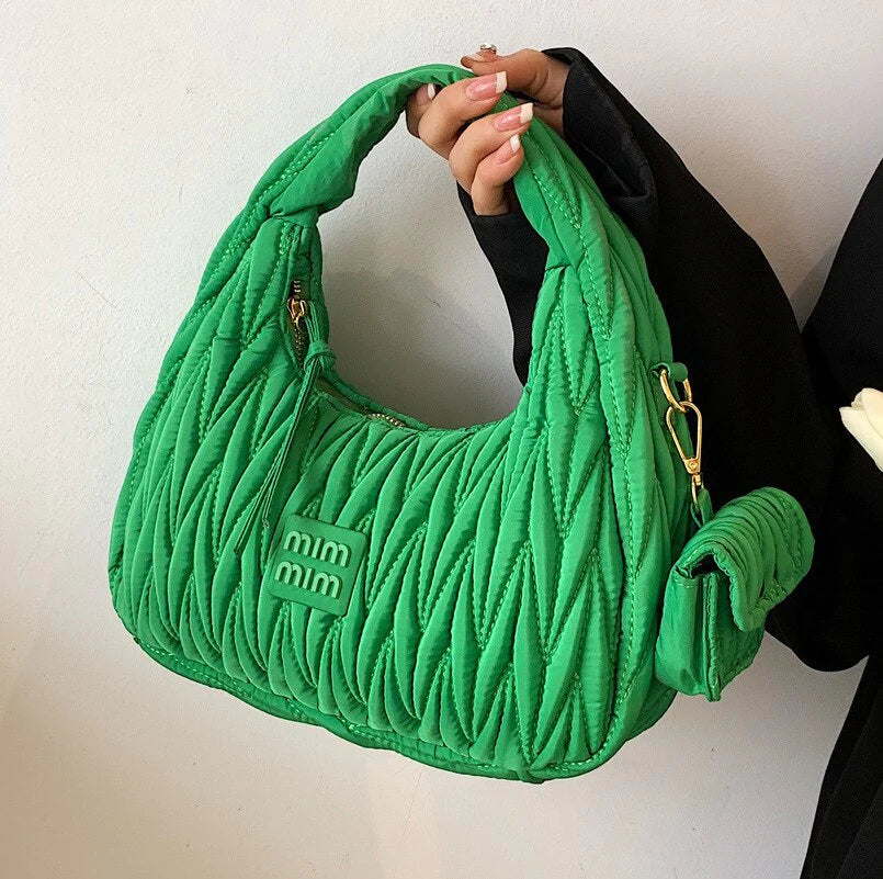 Luxury Designer Nylon Hobo Shoulder Bag for Women - 2023 Evening Tote with Coin Purse