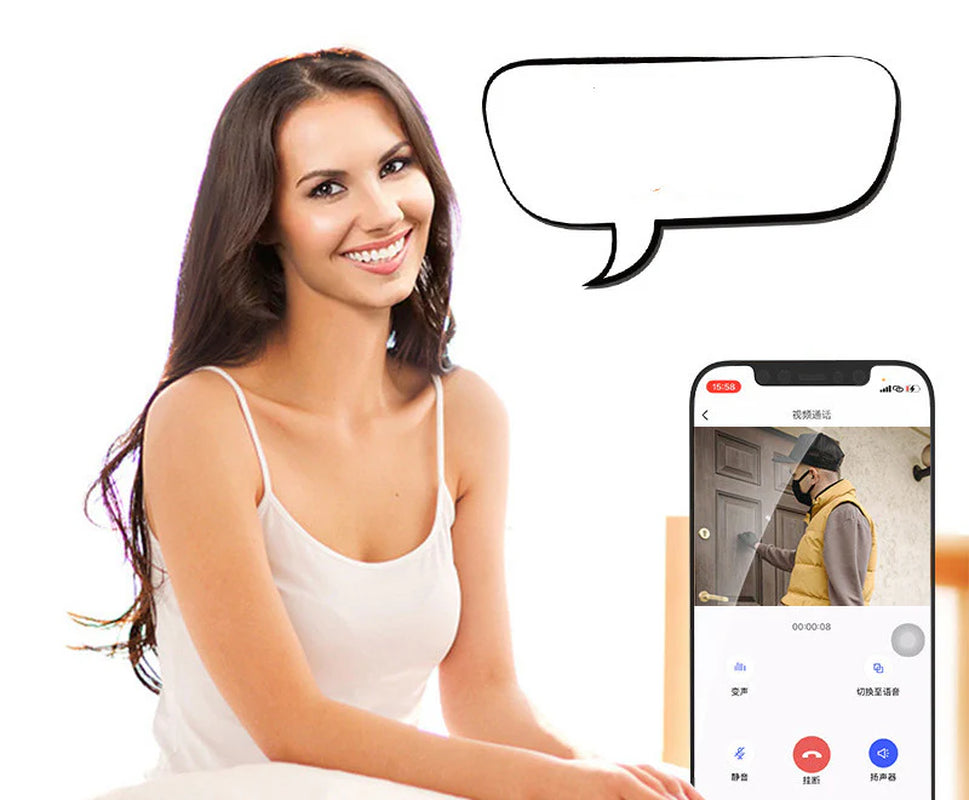 Smart WiFi Video Intercom Doorbell Home Security Camera System