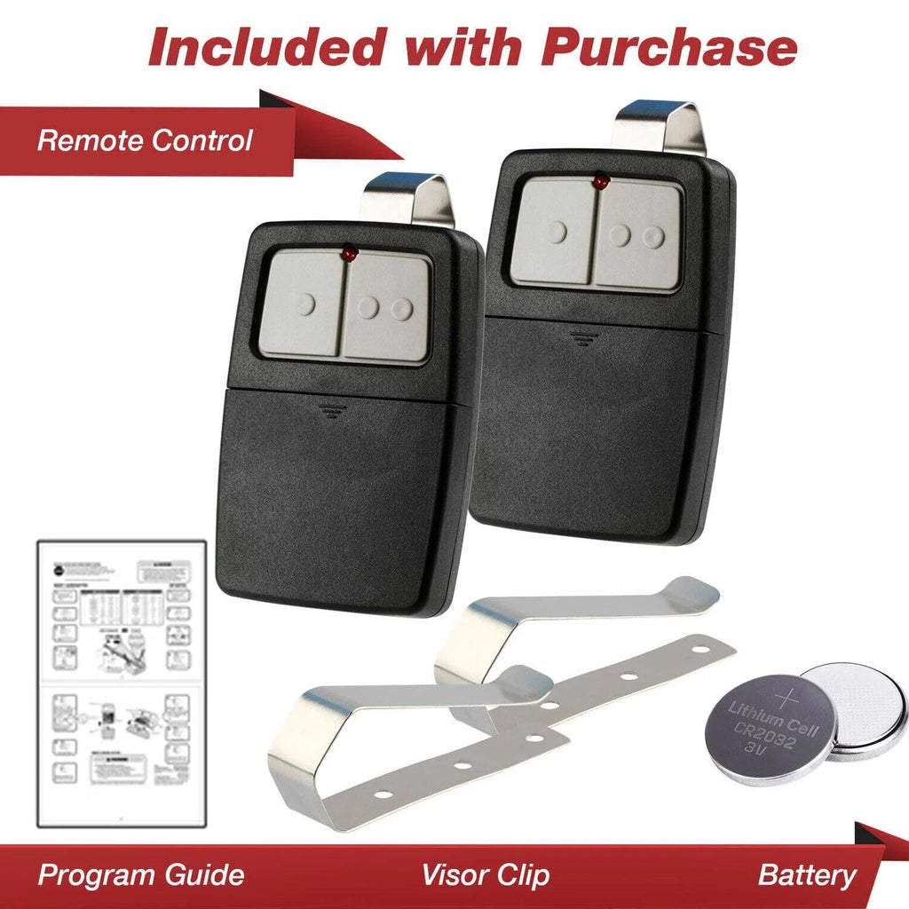 Universal Clicker 375LM 375UT KLIK1U Garage Door Opener Remote - Pack of 2