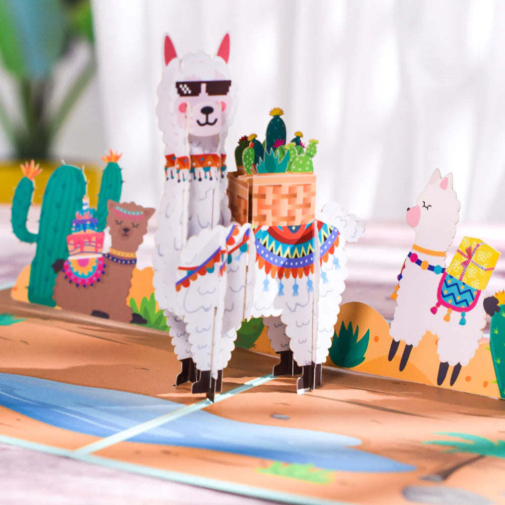 3D Pop-Up Butterfly Unicorn Birthday Card for Children - Adorable Animal Greeting Card for Baby Showers and Special Occasions
