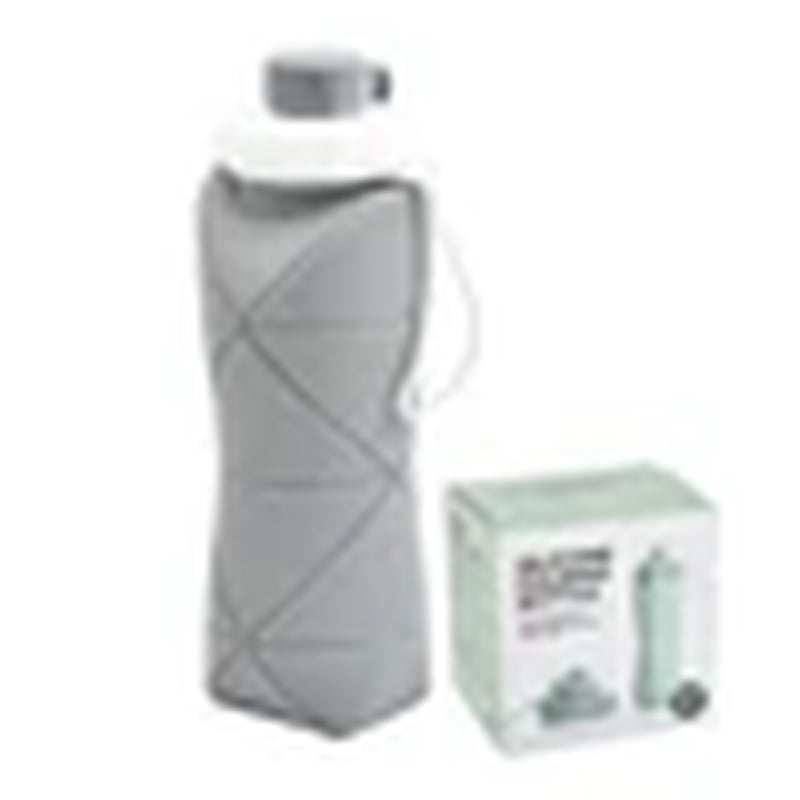 Silicone Collapsible Sports Water Bottle - Large Capacity Leakproof Travel Kettle for Outdoor Camping