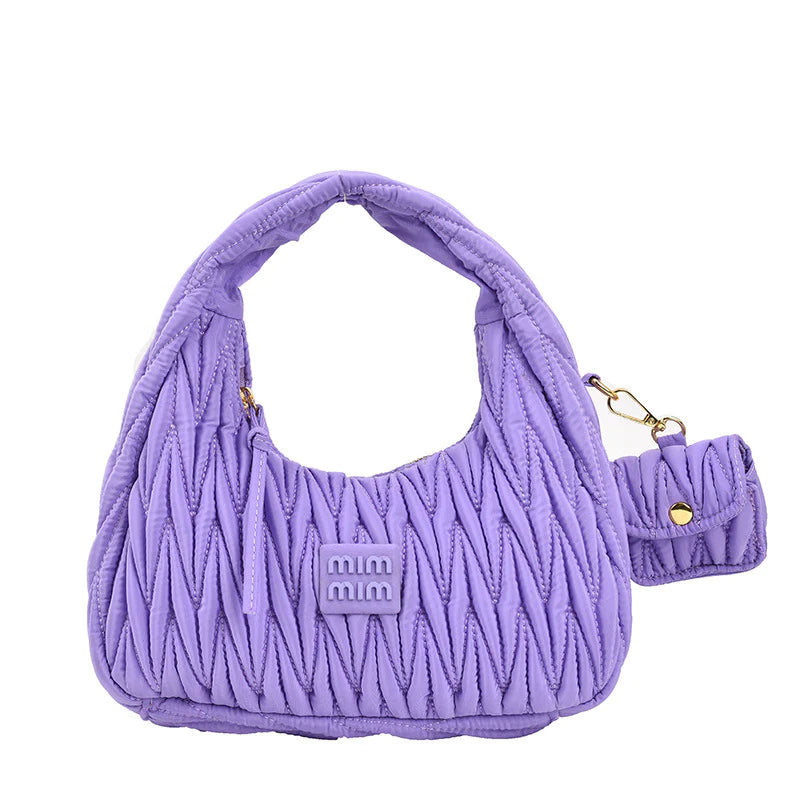 Luxury Designer Nylon Hobo Shoulder Bag for Women - 2023 Evening Tote with Coin Purse